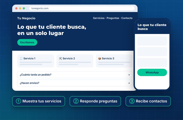 Ilustración: Tu negocio merece una buena web